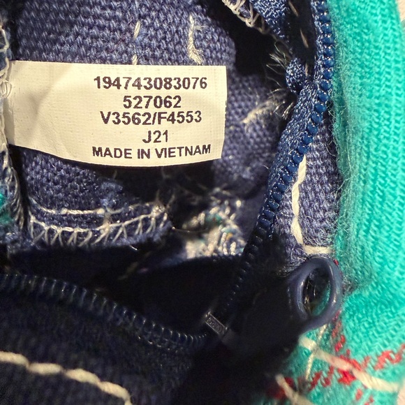 Land’s End Plaid Canvas Micro Tote Keychain/Key Fob - Picture 4 of 4